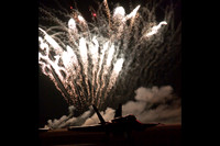 Wall of Fire and Boeing F/A-18 Blue Angel - NAS Pensacola, FL